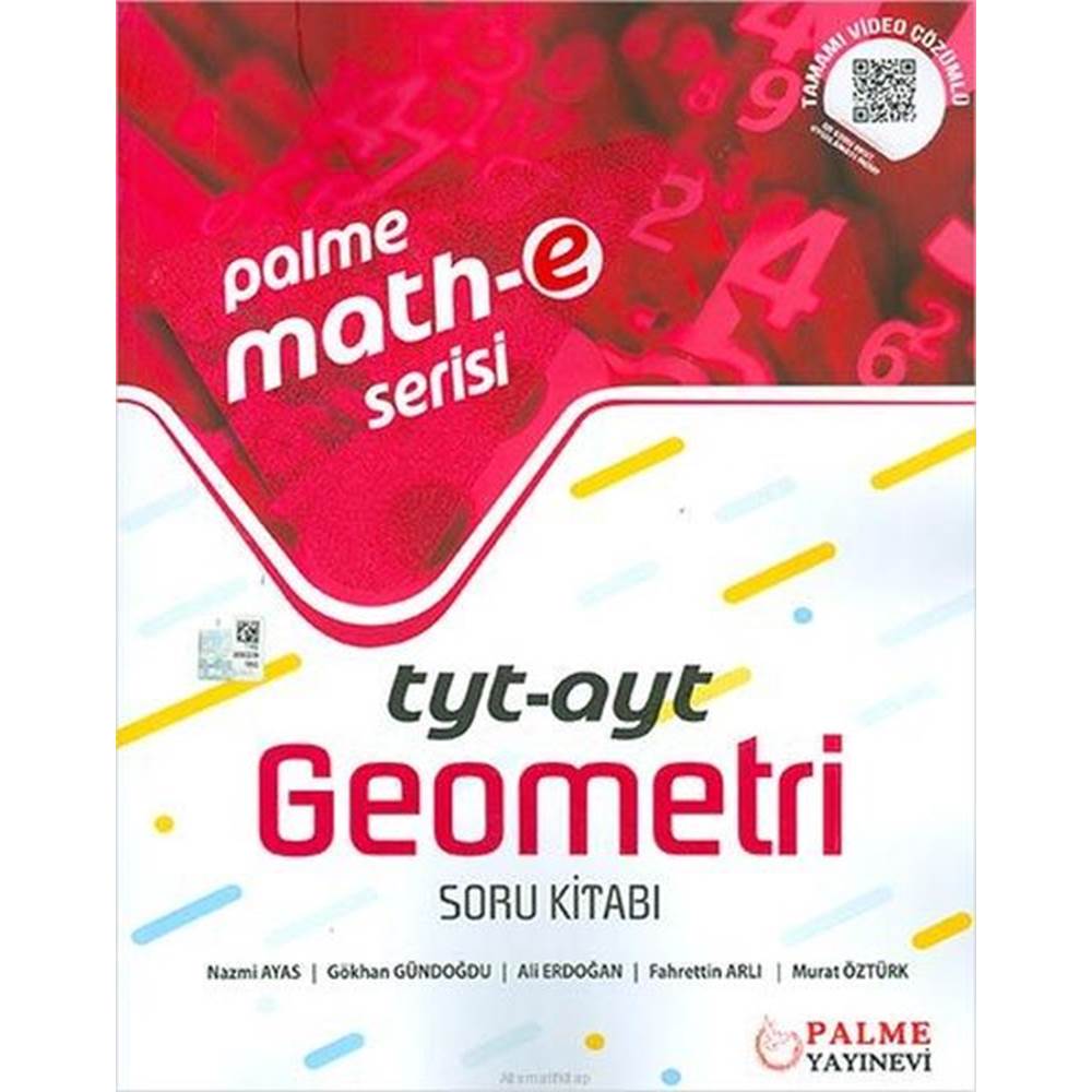 Palme TYT AYT Geometri Soru Kitabı Math e Serisi Yeni