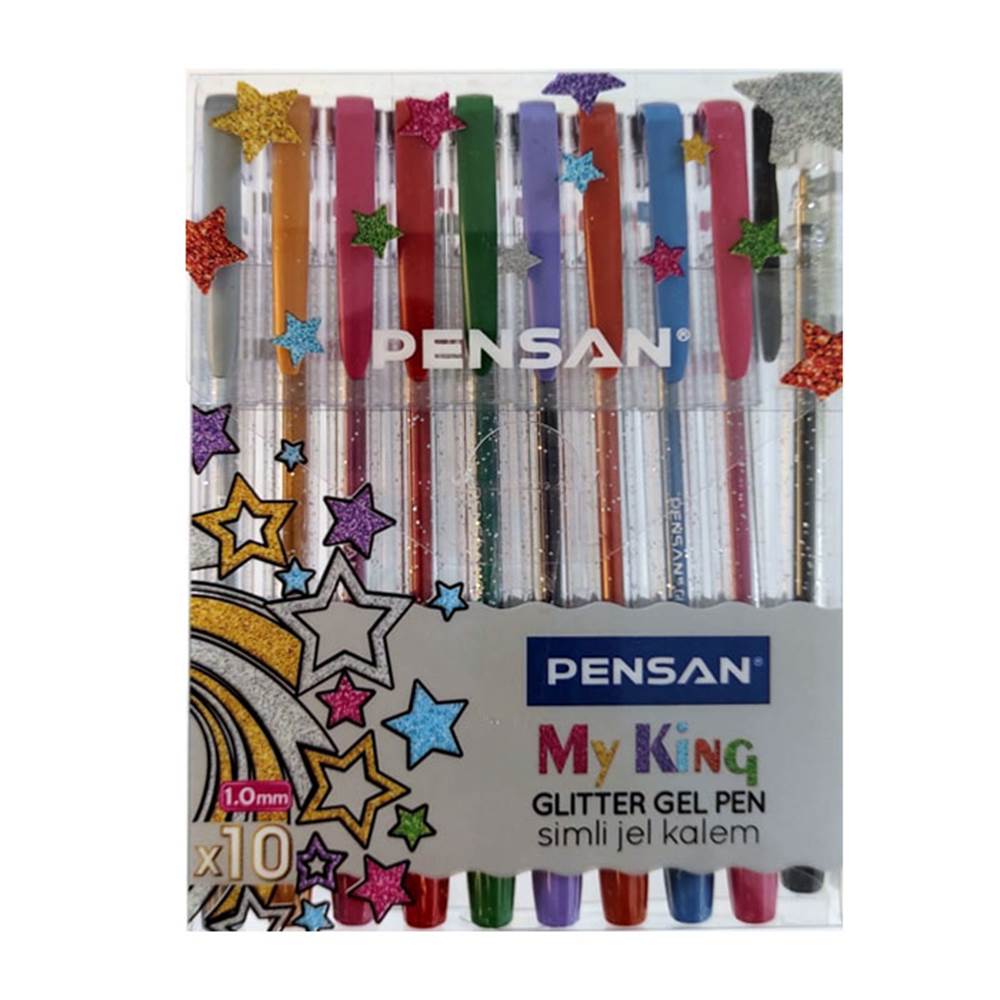 PENSAN 10 RENK SİMLİ GEL SET