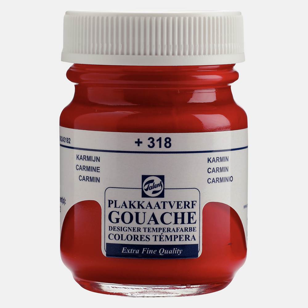 TALENS GOUACHE JAR 16ML CARMINE