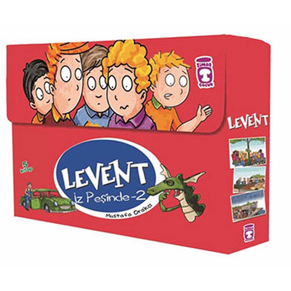 Levent İz Peşinde 2 Set - (5 Kitap)