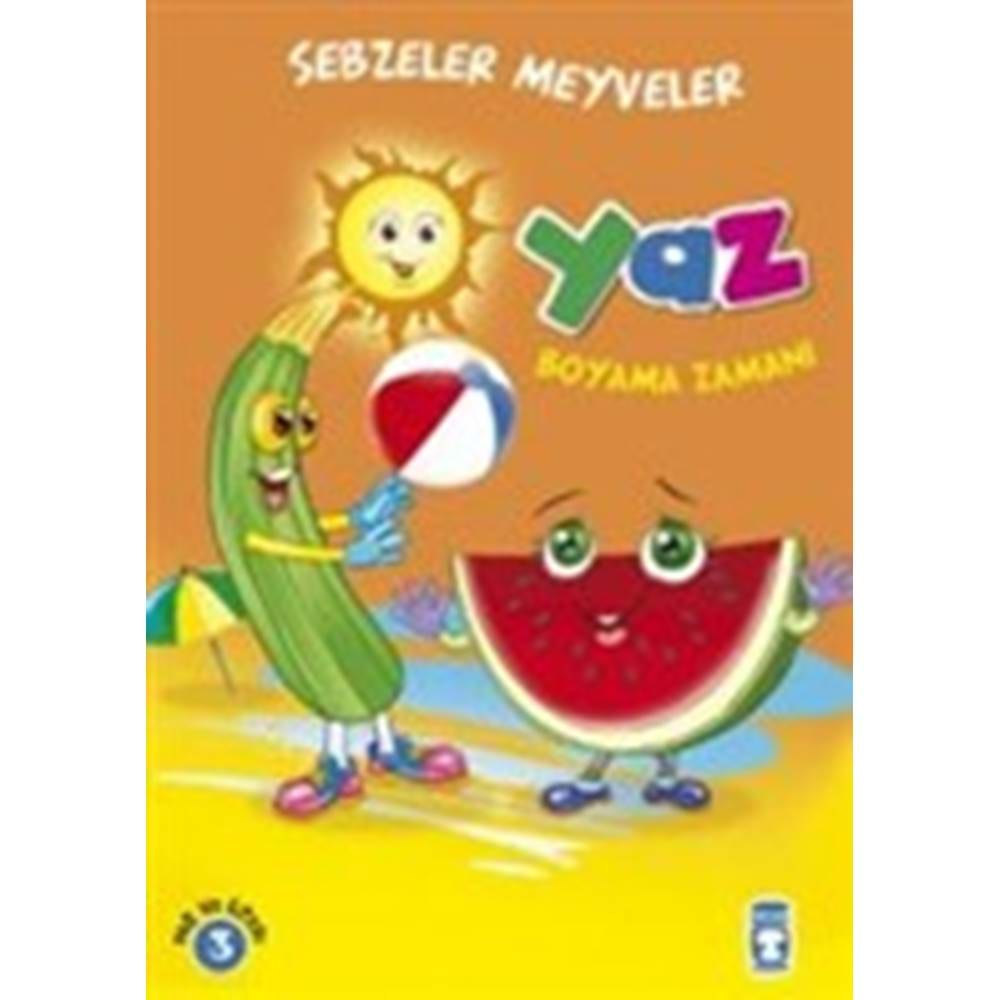 Yaz Boyama Zamanı - Sebzeler Meyveler