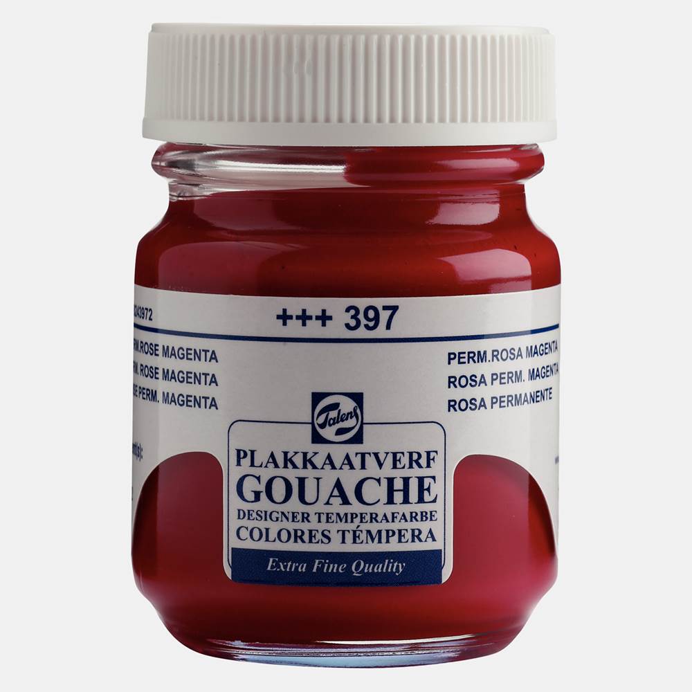 TALENS GOUACHE JAR 16ML PERM. ROSE MAG.