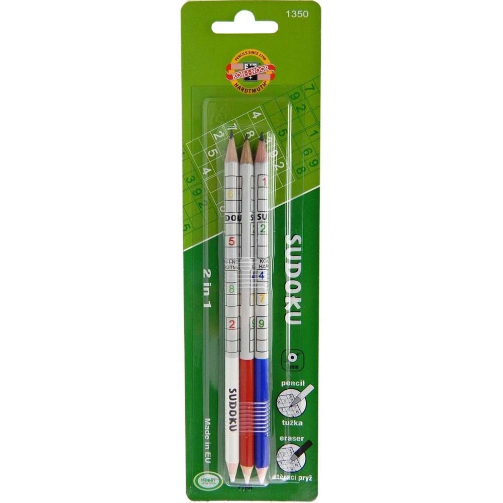 Kohinoor gaphite Pen+with Eraser 1350 Sudoku 3Pcs