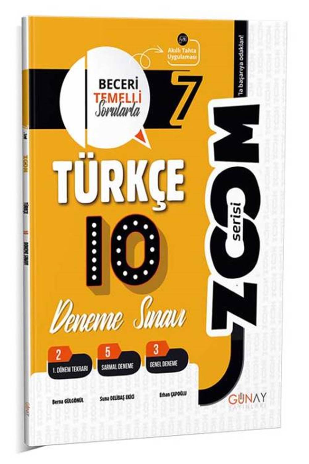 Günay Yayınları 7. Sınıf Türkçe Zoom 10 Deneme