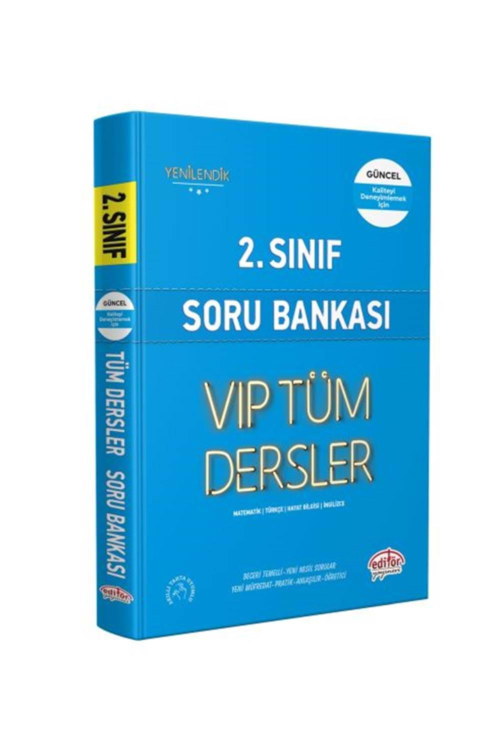 Editör 2. Sınıf VIP Tüm Dersler Soru Bankası Mavi Kitap