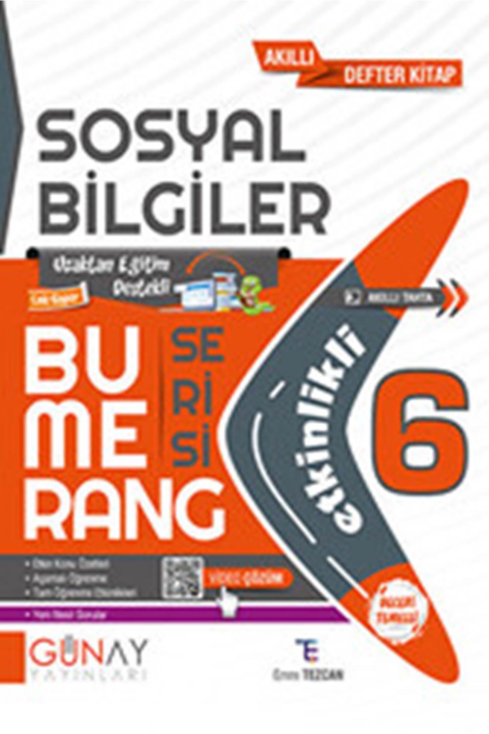 Günay Yayınları 6. Sınıf Bumerang Etkinlikli Sosyal Bilgiler