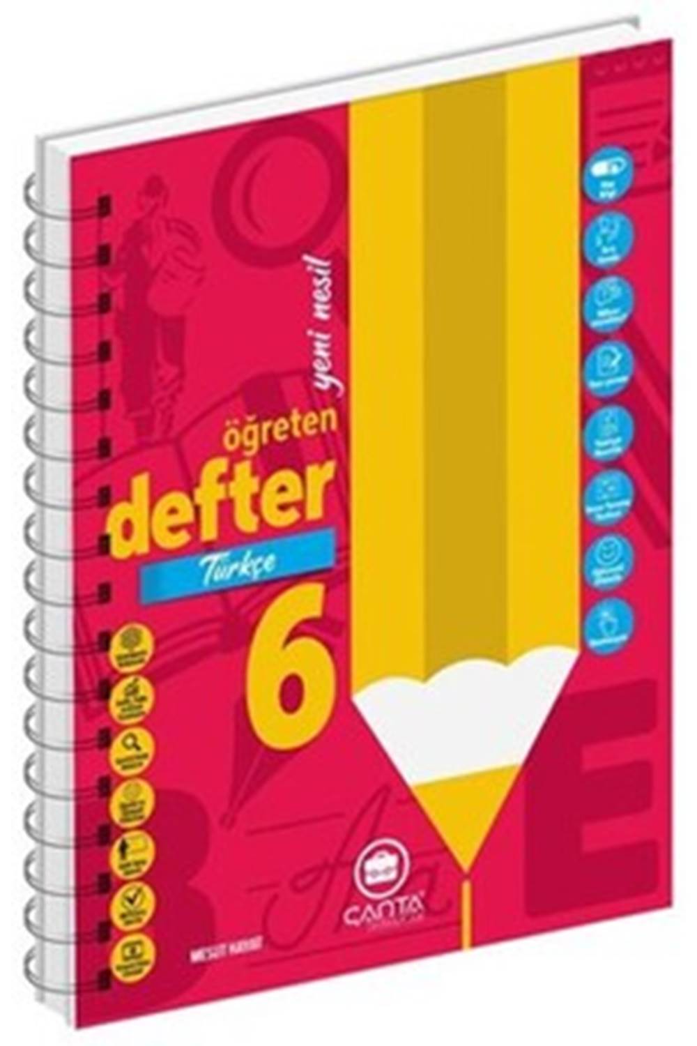 Çanta 6. Sınıf Türkçe Öğreten Defter
