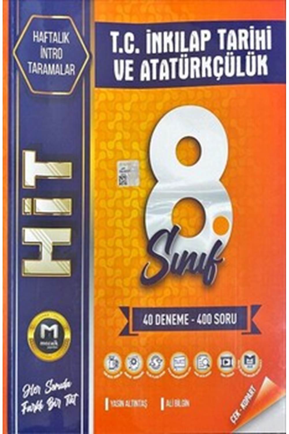 8. Sınıf T. C. İnkılap Tarihi ve Atatürkçülük İntro Hıt 40 Deneme Mozaik Yayınları