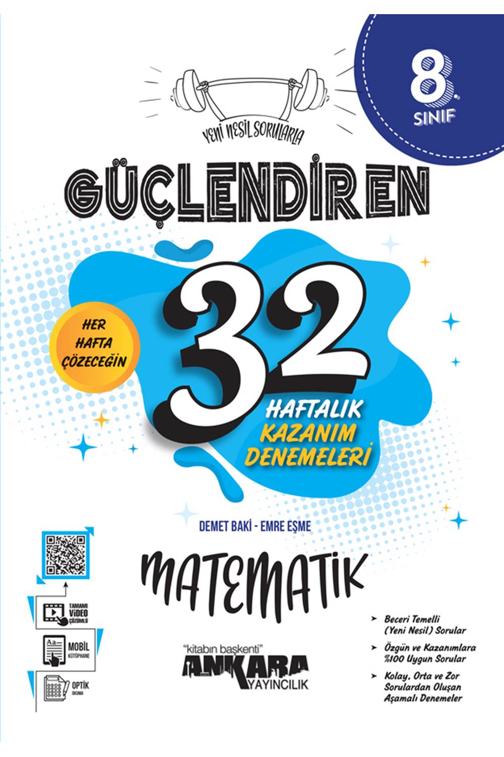 ANKARA 8.SINIF MATEMATİK 32 HAFTA KAZANIM DENEMESİ