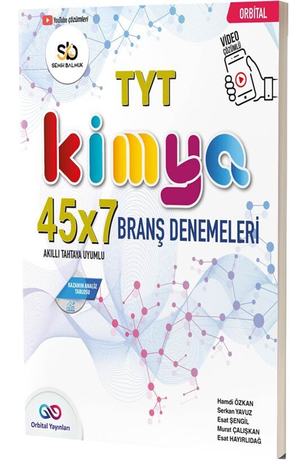 Orbital Yayınları TYT Kimya 45 x 7 Branş Denemeleri