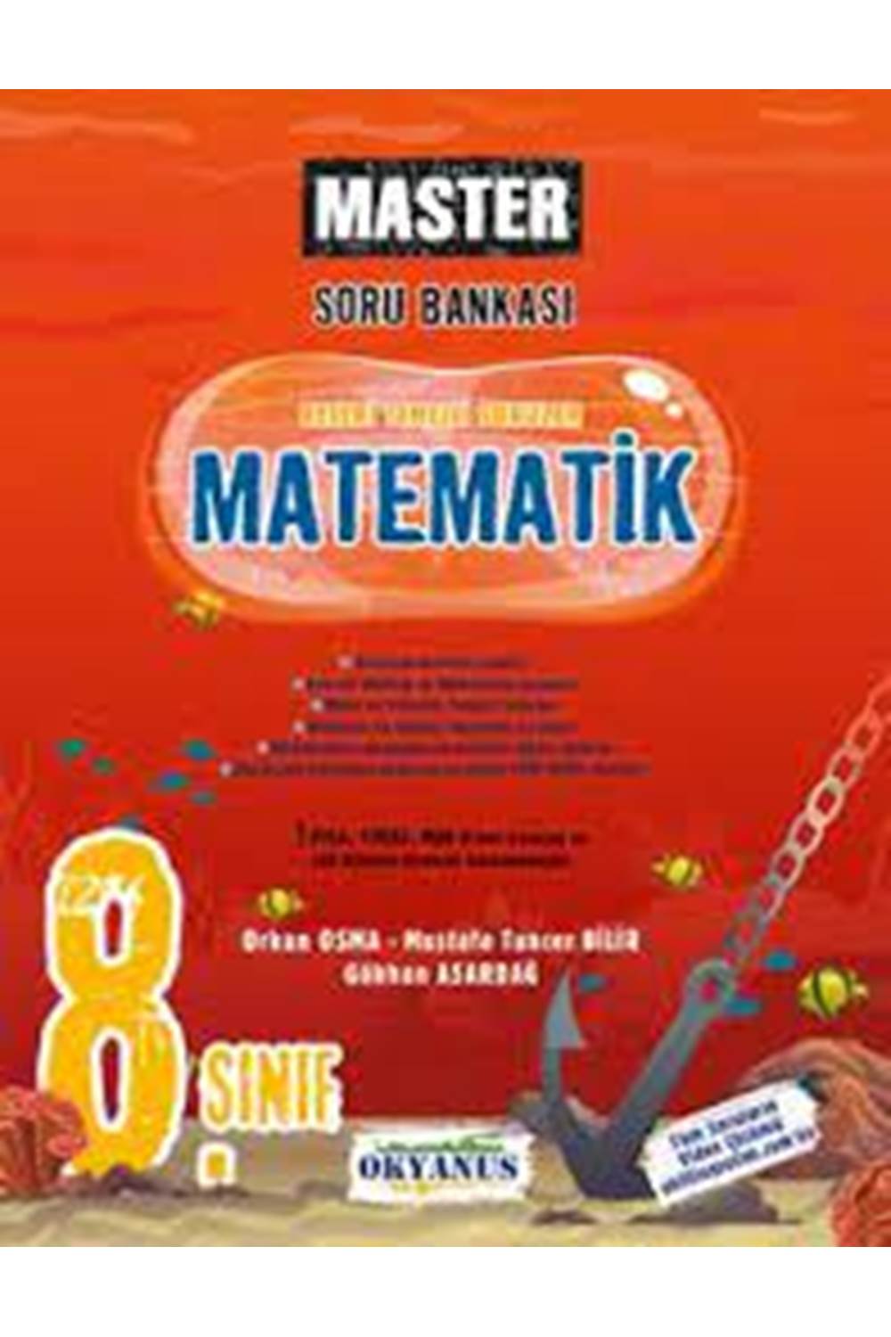 Okyanus Yayınları 8. Sınıf Master Matematik Soru Bankası
