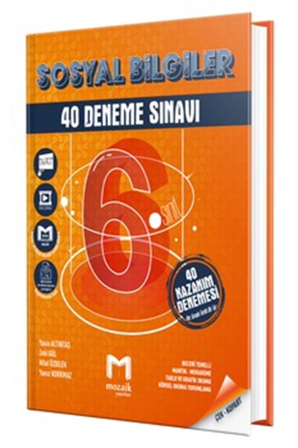 Mozaik Yayınları 6. Sınıf Sosyal Bilgiler 40 Deneme