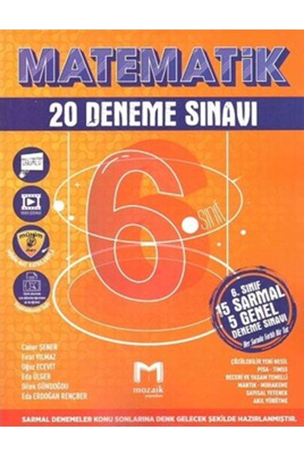 Mozaik Yayınları 6. Sınıf Matematik 20 Deneme