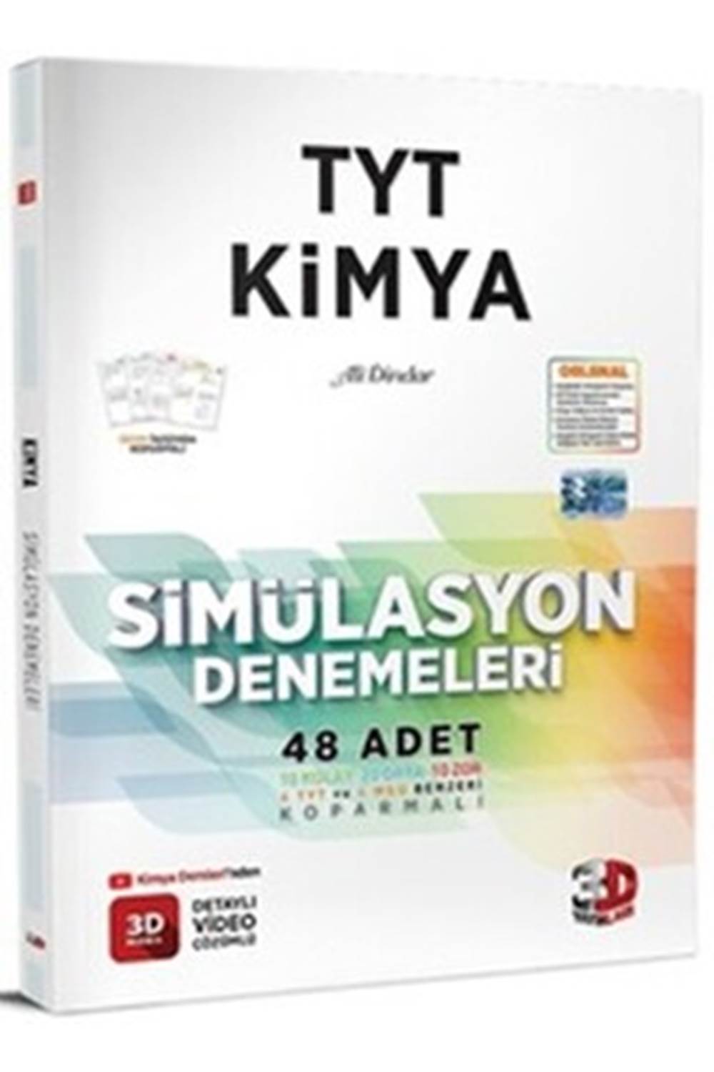 3D Yayınları TYT Kimya Simülasyon 48 Deneme