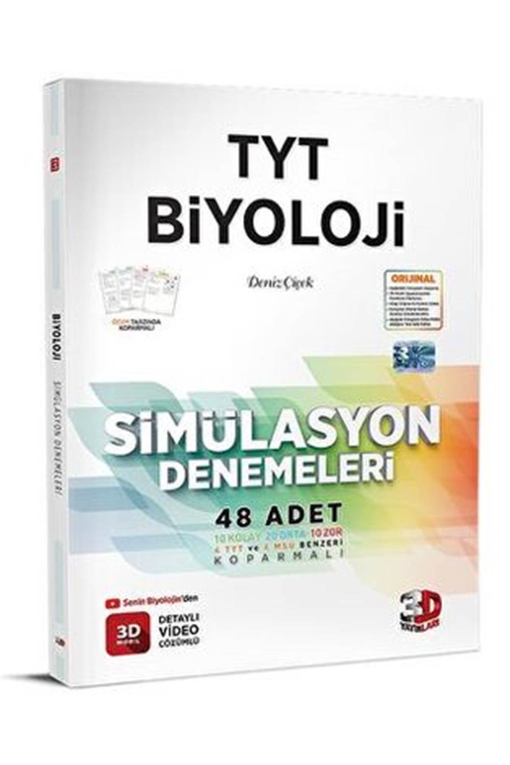 3D Yayınları TYT Biyoloji Simülasyon 48 Deneme