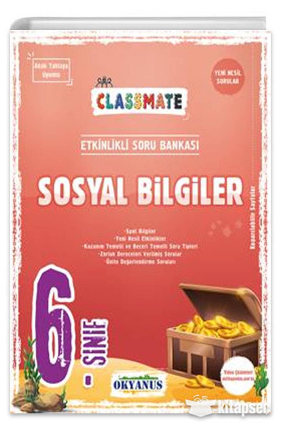 Okyanus 6. Sınıf Classmate Sosyal Bilgiler Soru Bankası