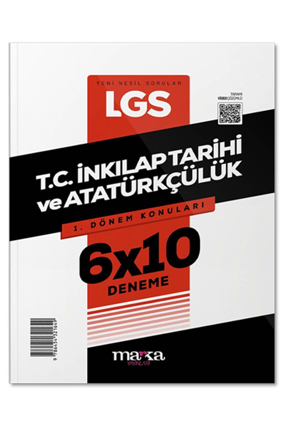 Marka Yayınları 2024 LGS 1. Dönem Konuları T.C. İnkılap Tarihi ve Atatürkçülük 6 Deneme