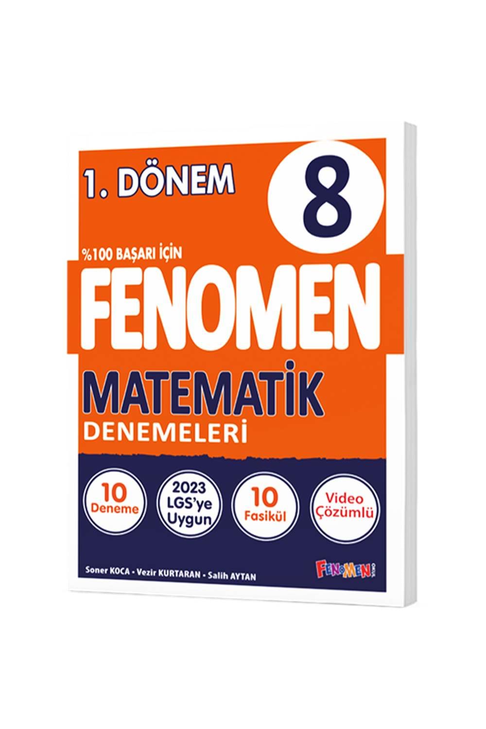FENOMEN 8 MATEMATİK 1.DÖNEM DENEMELERİ (10 DENEME)