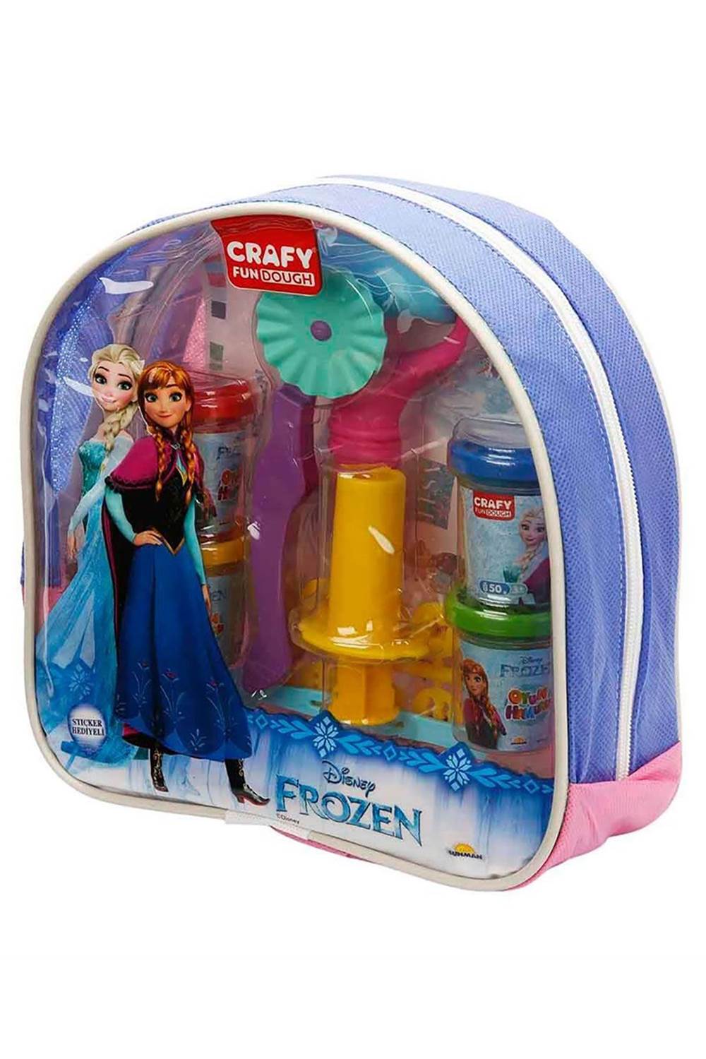Frozen Sırt Çantalı Oyun Hamuru Seti 200 g 18 Parça