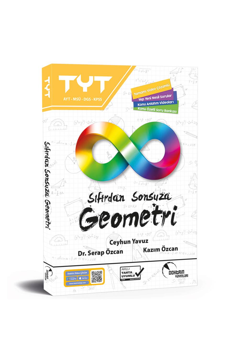 Doktrin Yayınları TYT Sıfırdan Sonsuza Geometri Video Çözümlü Konu Özetli Soru Bankası