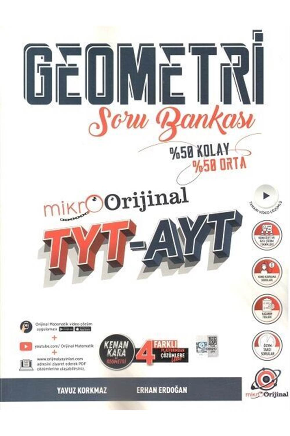 Orijinal Yayınları TYT AYT Geometri Mikro Soru Bankası