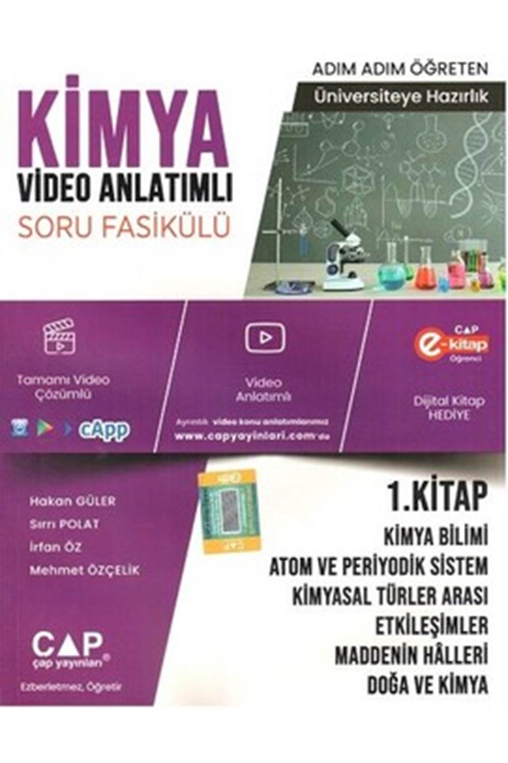 ÜNİV. HAZ KİMYA KA-SB BİLİMİ 1.KİTAP - 2023