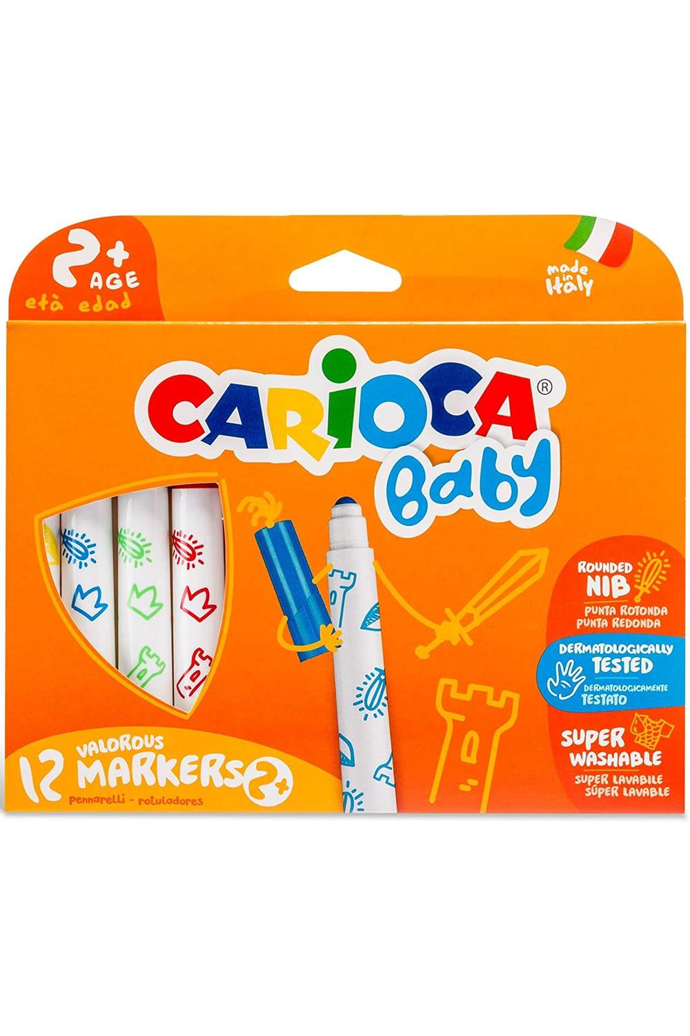 CARIOCA KEÇELİ BOYA JUMBO YIKNABİLİR 12 Lİ 42814