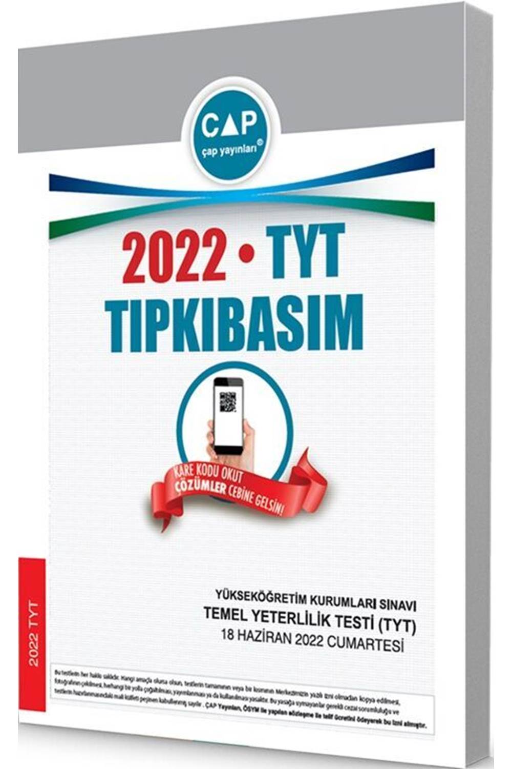 Çap Yayınları YKS TYT Tıpkı Basım
