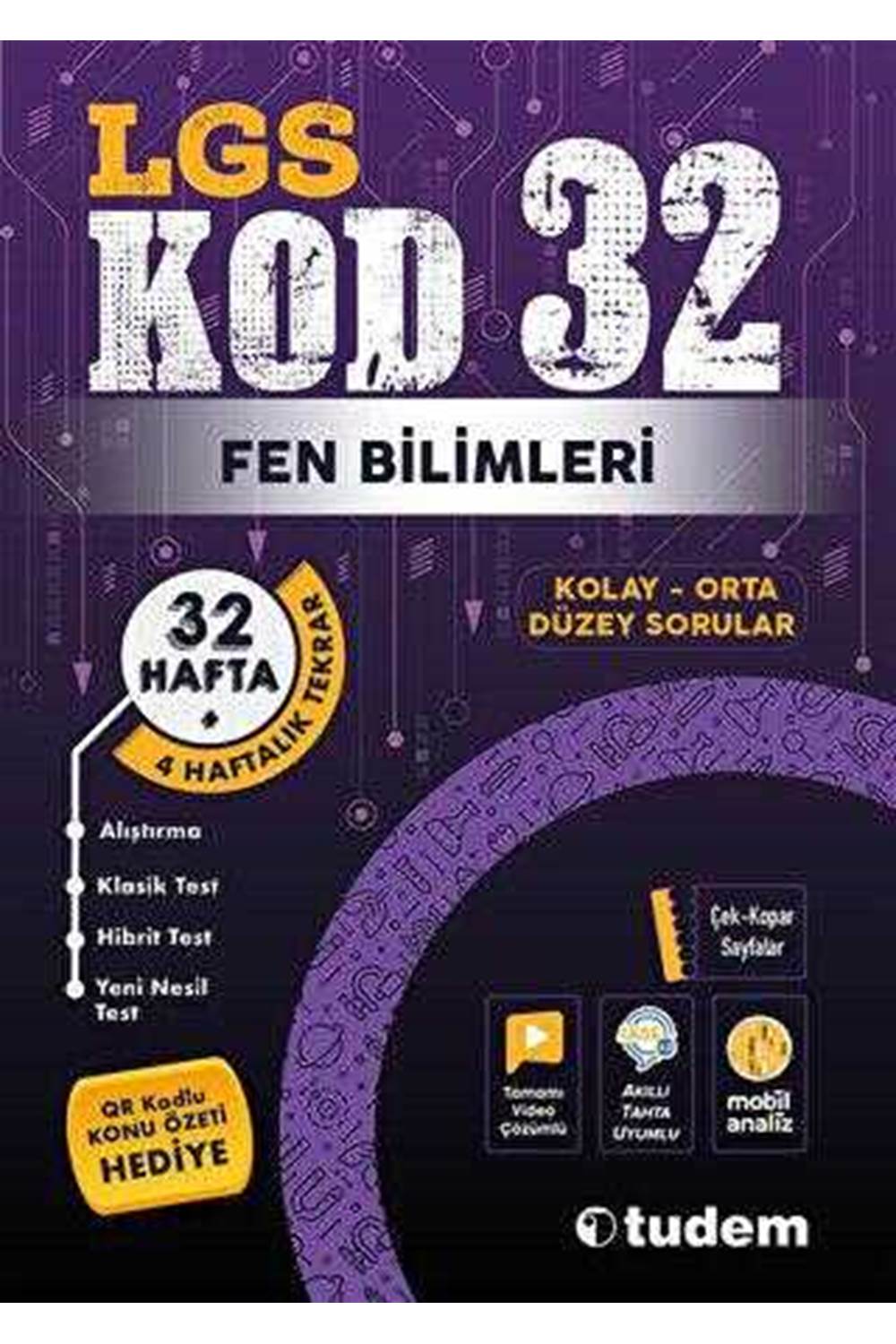Tudem Yayınları 8. Sınıf LGS Fen Bilimleri Kod 32 Tekrar Testleri