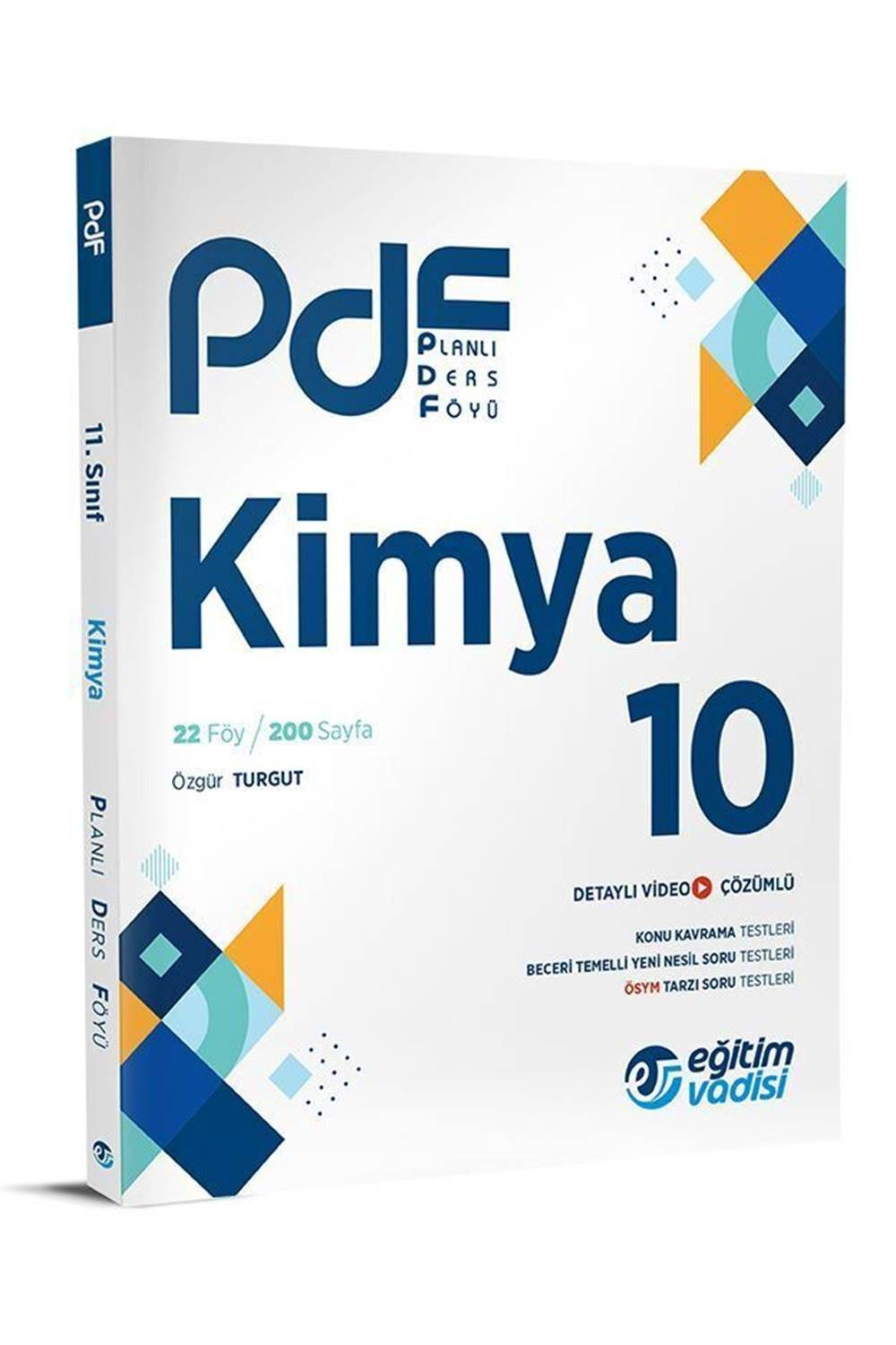 Eğitim Vadisi Yayınları 10. Sınıf Kimya PDF Planlı Ders Föyü