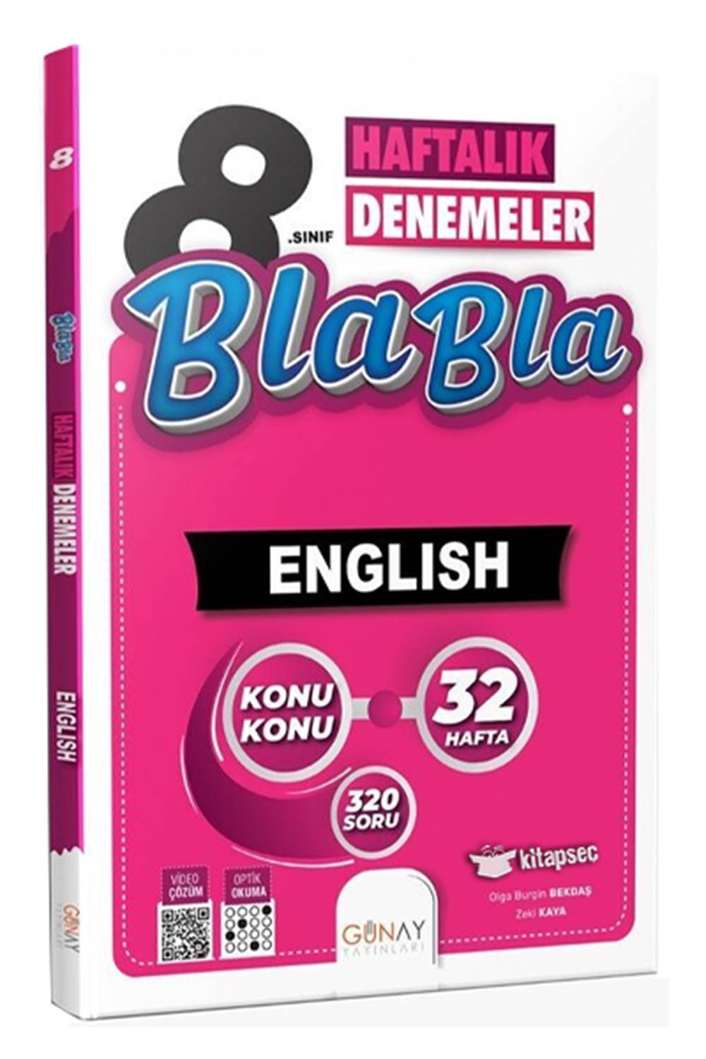 Günay Yayınları 8. Sınıf İngilizce Bla Bla Haftalık Denemeler
