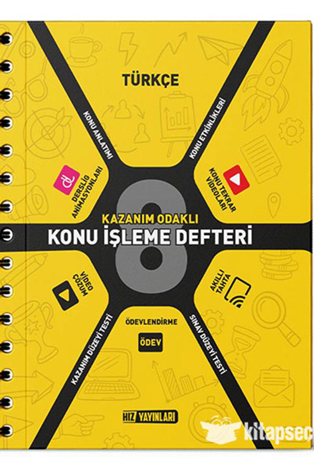 HIZ 8. SINIF TÜRKÇE ETKİNLİK DEFTERİ