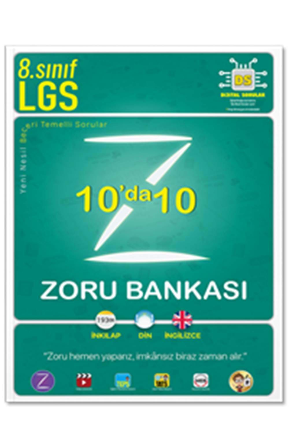 Tonguç 8. Sınıf 10'da 10 Zoru Bankası
