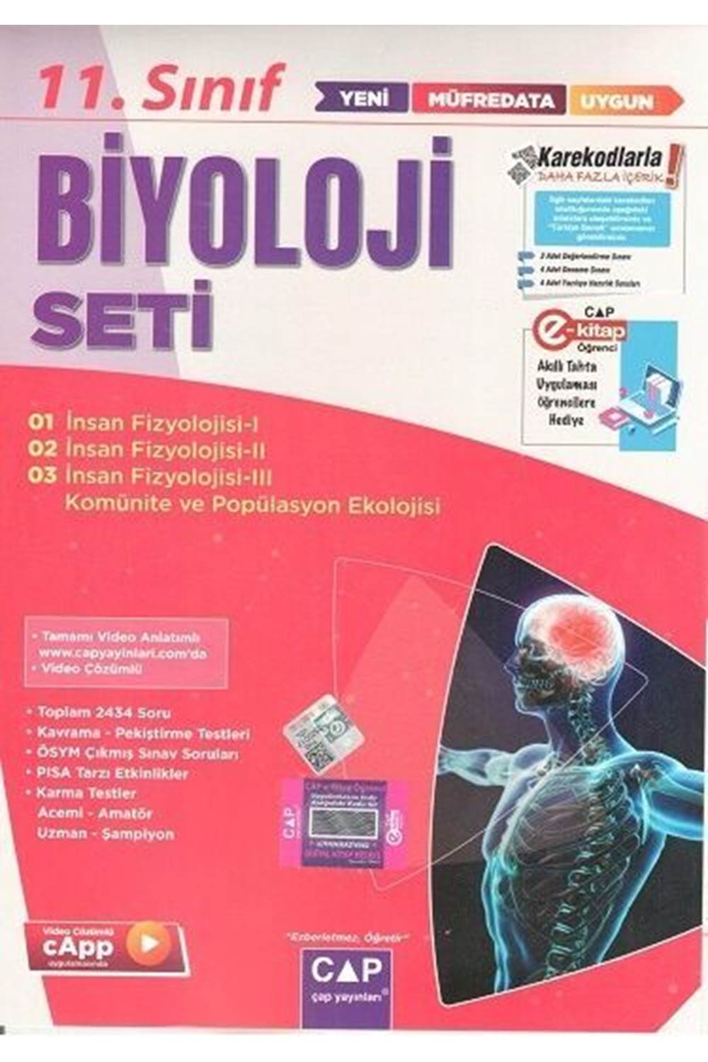 Çap Yayınları 11. Sınıf Anadolu Biyoloji Seti