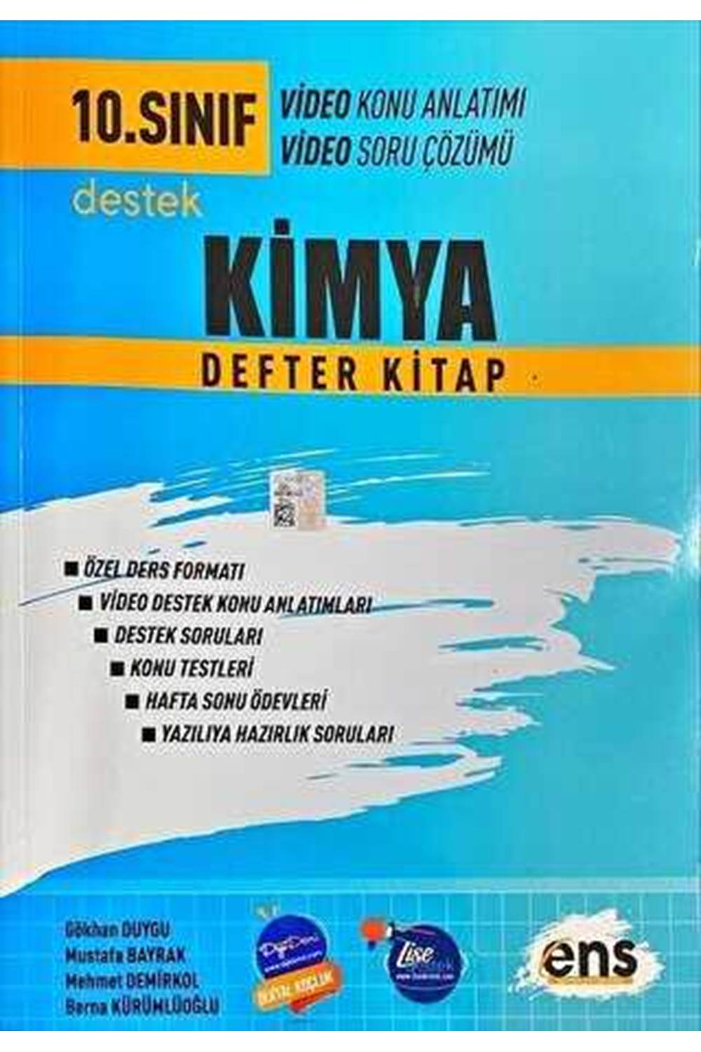 ENS Yayınları 10. Sınıf Kimya Destek Defter Kitap