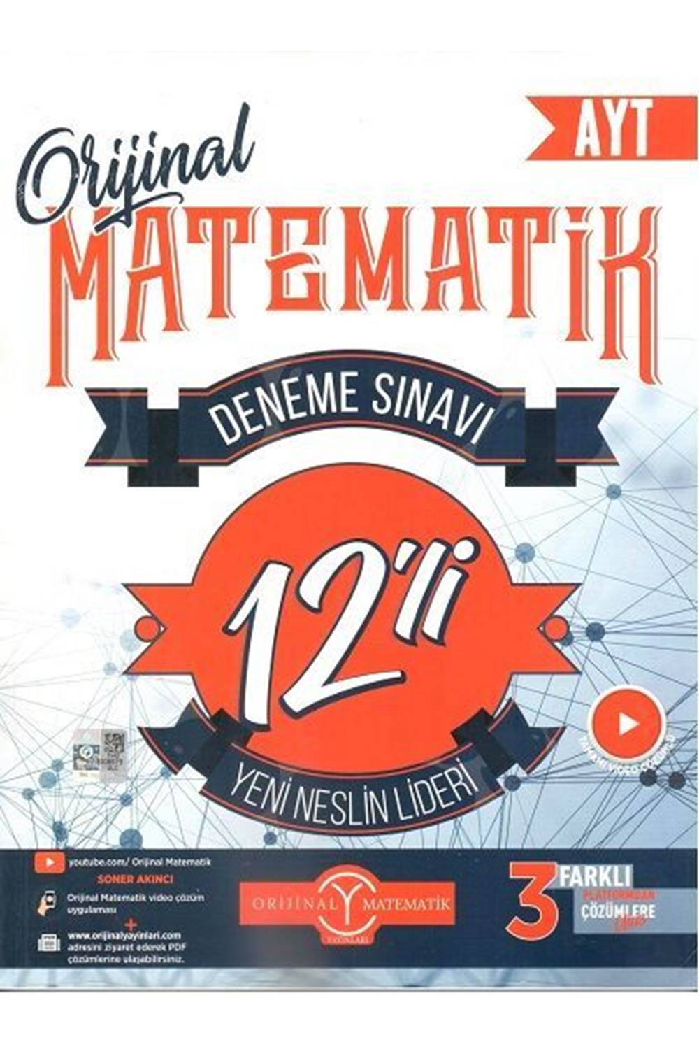 Orijinal Yayınları AYT Matematik 12 li Deneme Sınavı