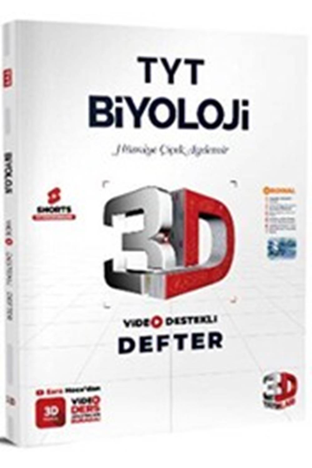 3D Yayınları TYT Biyoloji Video Destekli Defter