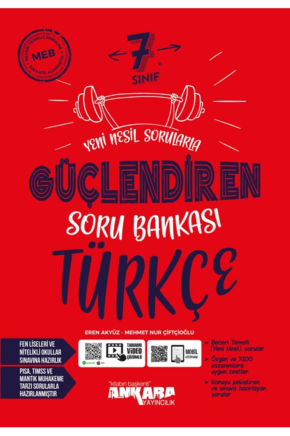 ANKARA 7.SINIF TÜRKÇE SORU SORU BANKASI
