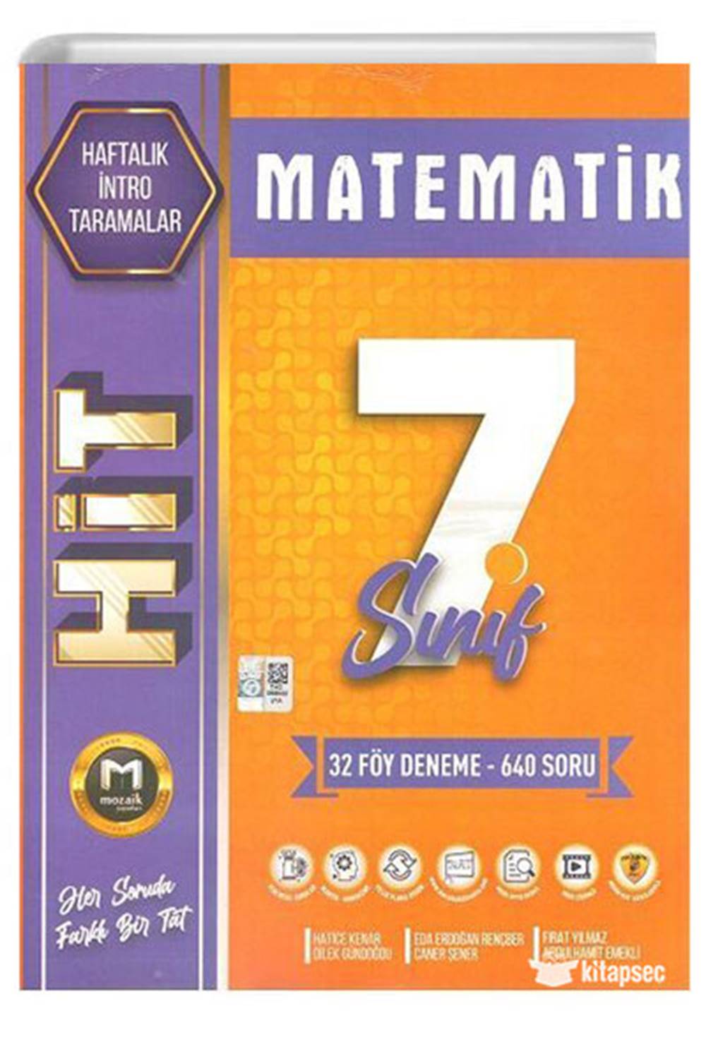 7. Sınıf Matematik Hit 32 lı Deneme Mozaik Yayınları