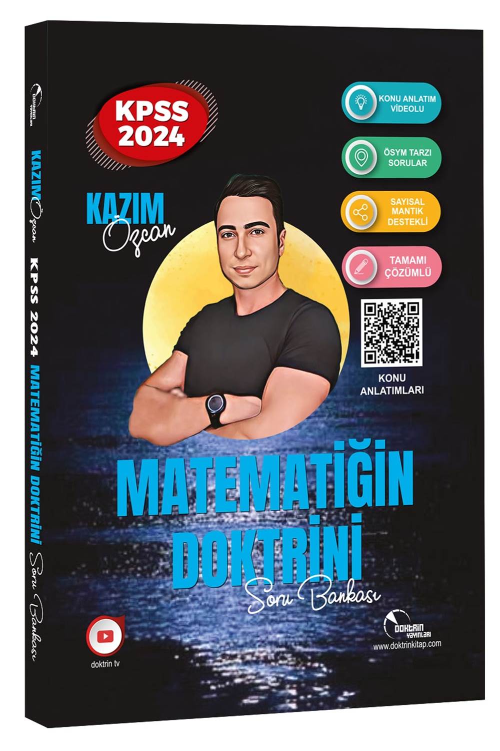 Doktrin Yayınları 2024 KPSS Matematiğin Doktrini Tamamı Çözümlü Soru Bankası