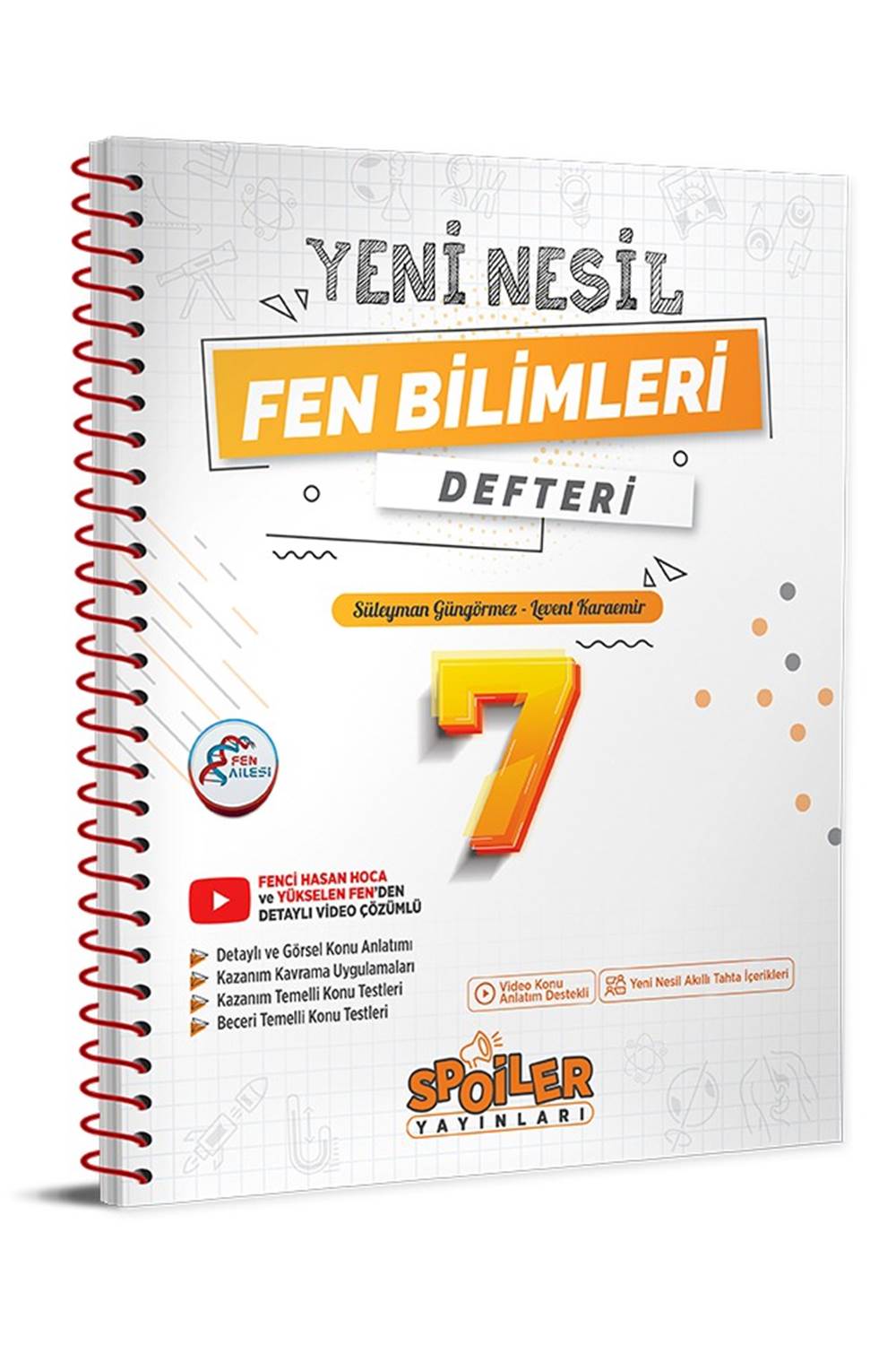 SPOİLER 7. Sınıf Yeni Nesil Fen Bilimleri Defteri