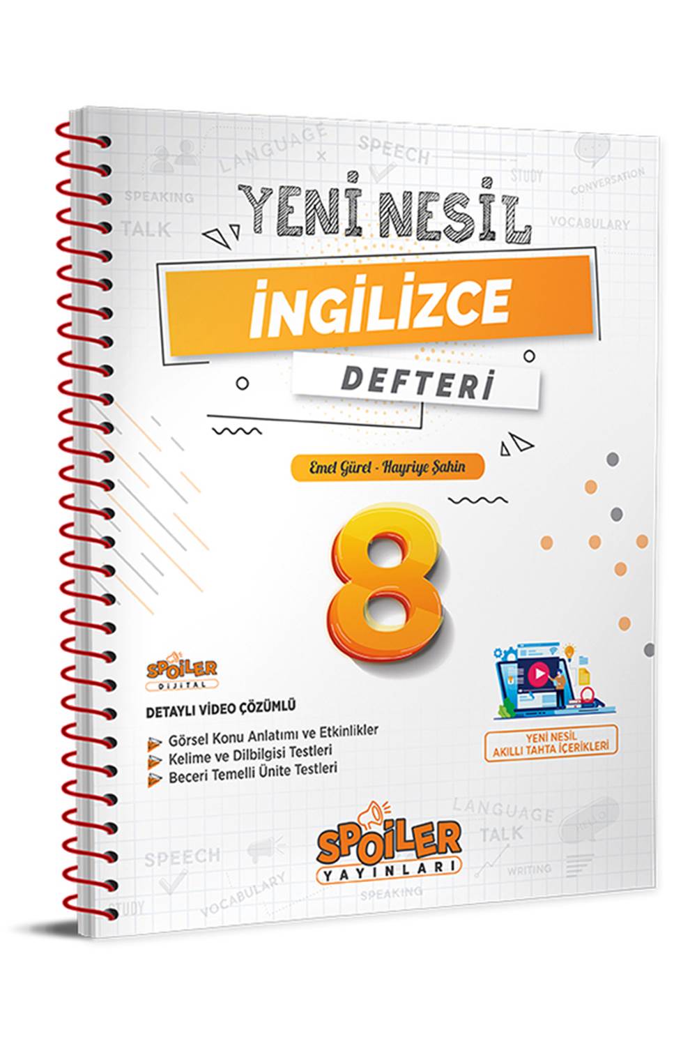 SPOİLER 8.SINIF YENİ NESİL İNGİLİZCE DEFTER