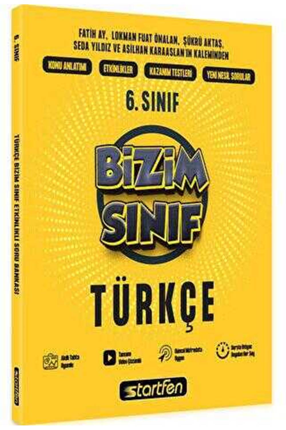 Startfen 6. Sınıf Bizim Sınıf Türkçe Etkinlikli Soru Bankası