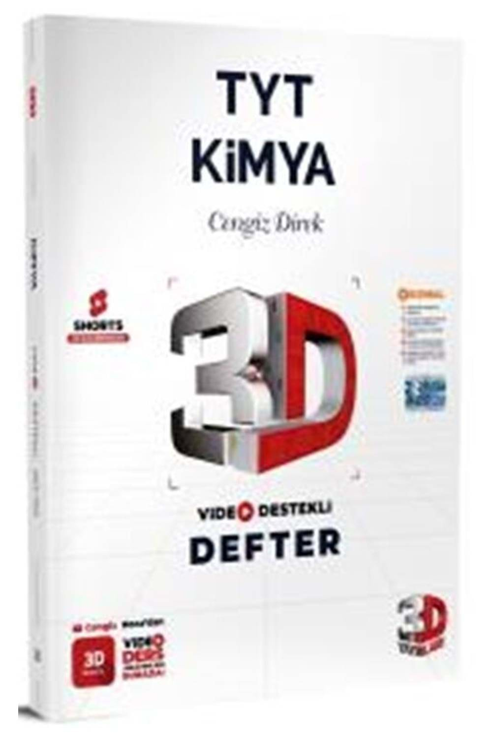 3D Yayınları TYT Kimya Video Destekli Defter