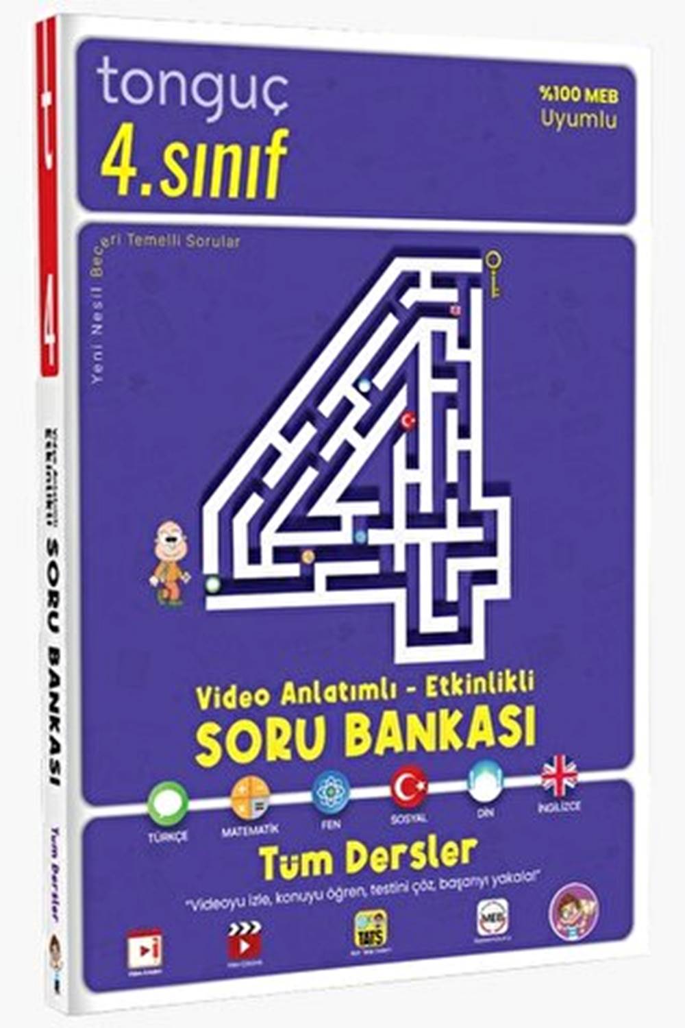Tonguç 4. Sınıf Tüm Dersler Video Anlatımlı - Etkinlikli Soru Bankası