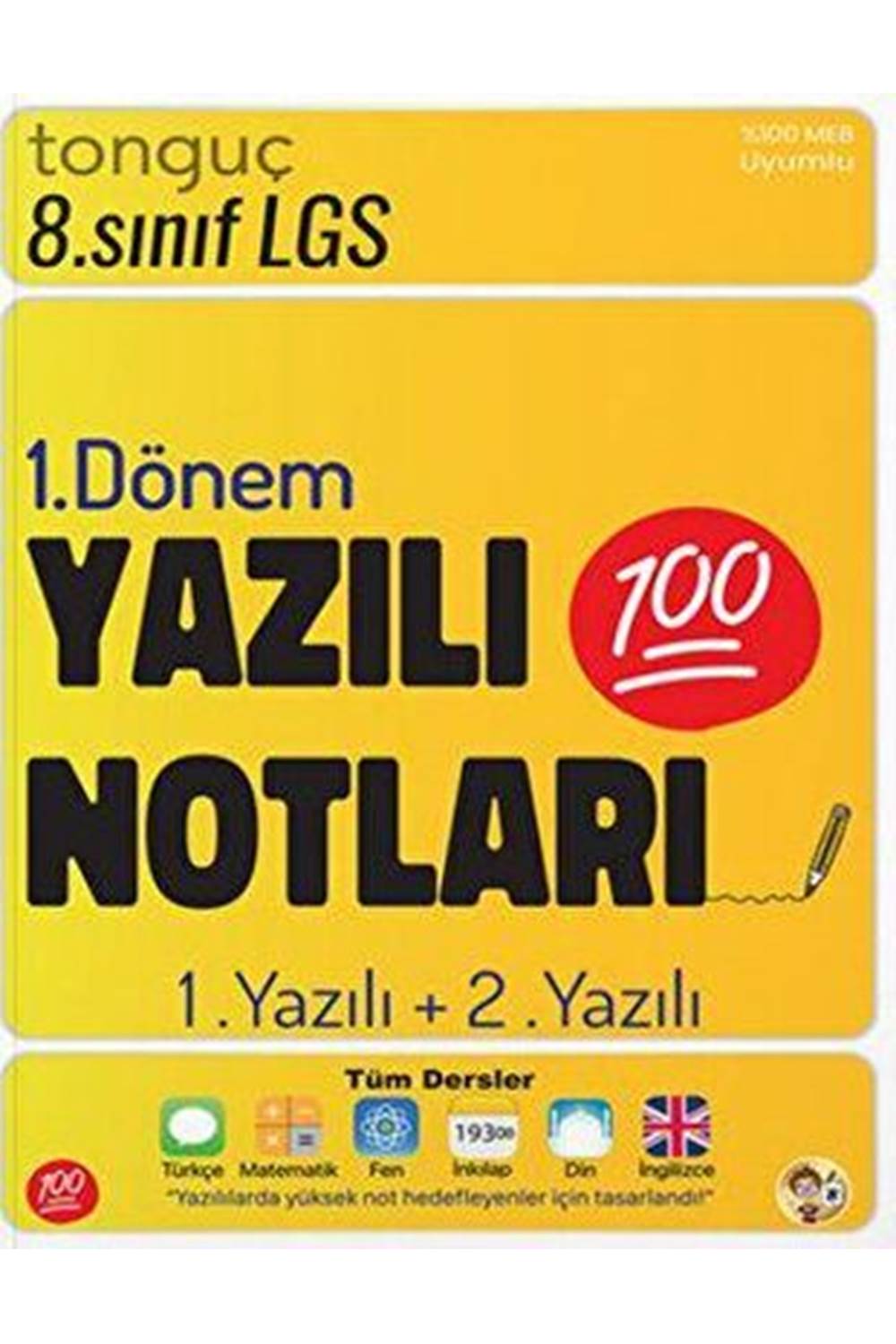 Tonguç 8. Sınıf Yazılı Notları 1. Dönem 1 ve 2. Yazılı