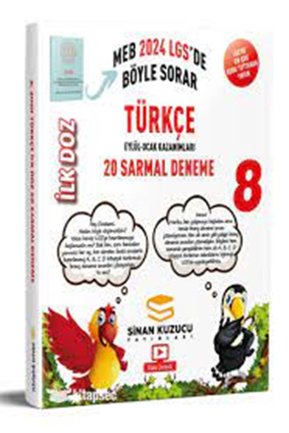 Sinan Kuzucu 2024 LGS 8. Sınıf İlk Doz Türkçe Sarmal Branş Denemesi