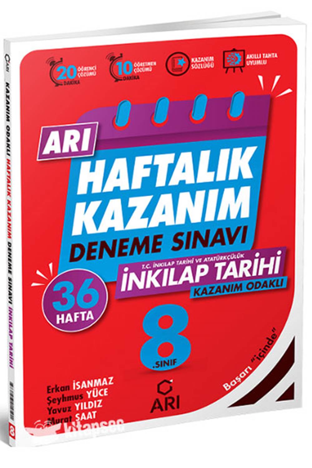 Arı 8. Sınıf T.C. İnkılap Tarihi ve Atatürkçülük Haftalık Kazanım Deneme