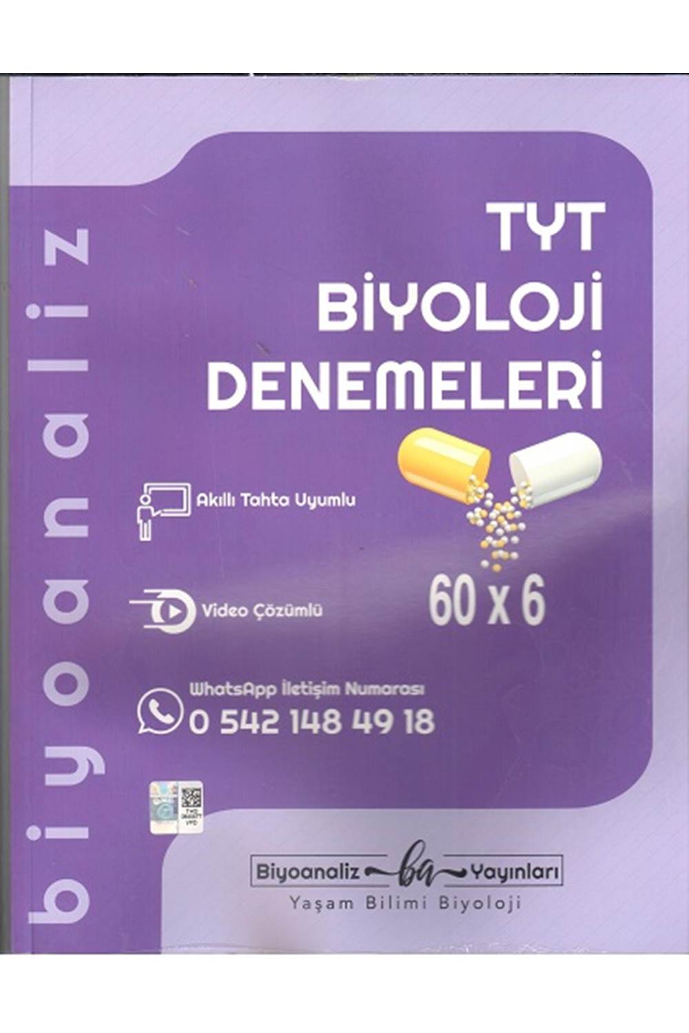 BİYOANALİZ TYT DENEMELERİ BİYOLOJİ - 2024
