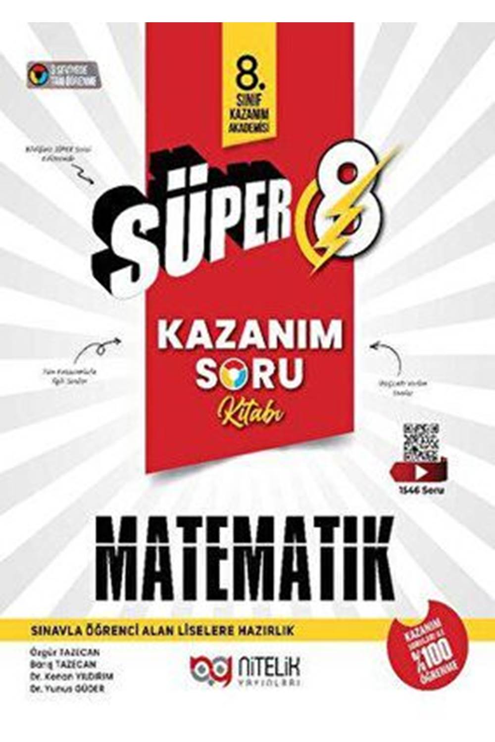NİTELİK 8.SINIF SÜPER KAZANIM MATEMATİK SORU KİTABI